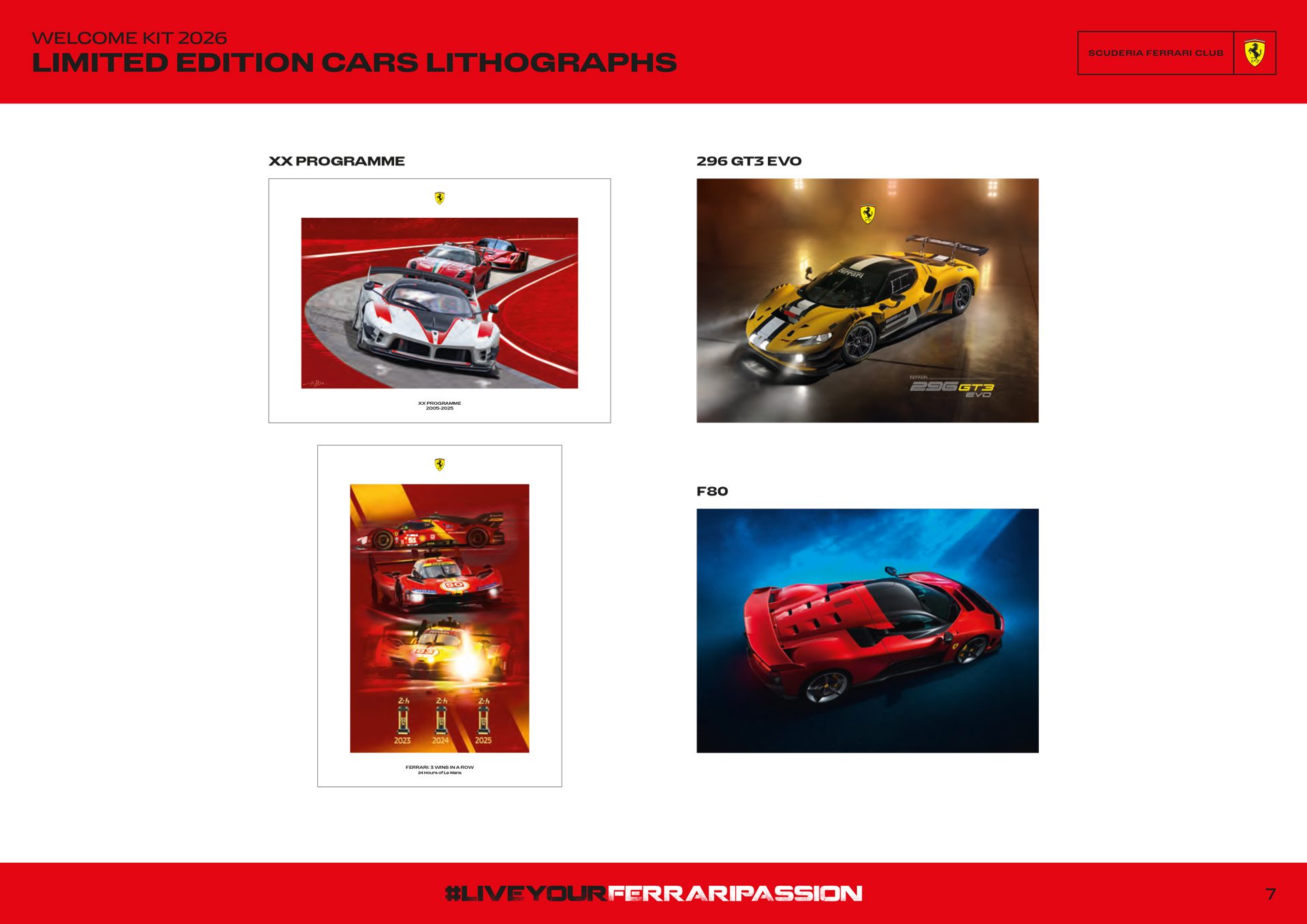 Limited Edition Cars Lithographs