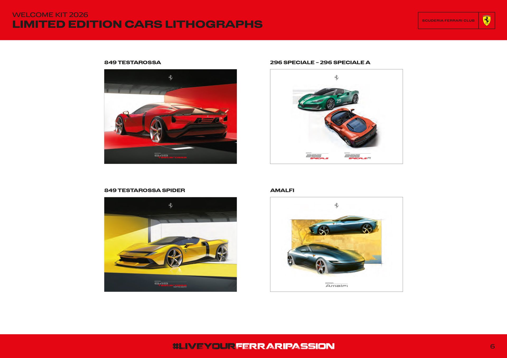 Limited Edition Cars Lithographs